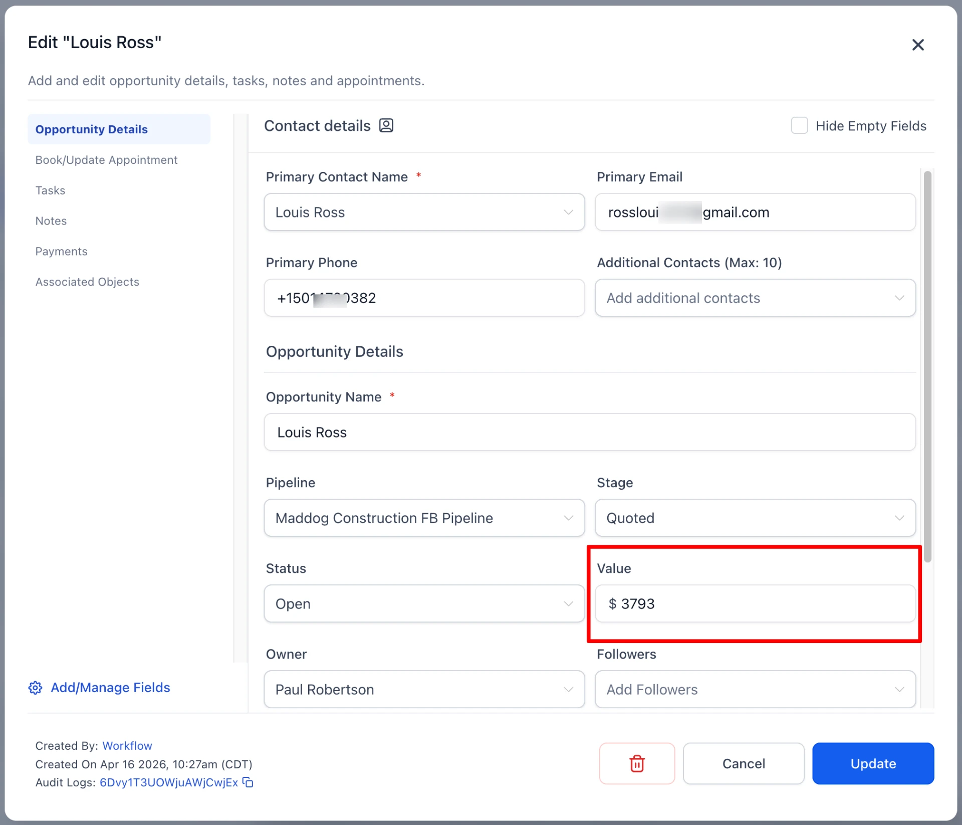 RedSeal Media client pipeline: $3,793 quoted